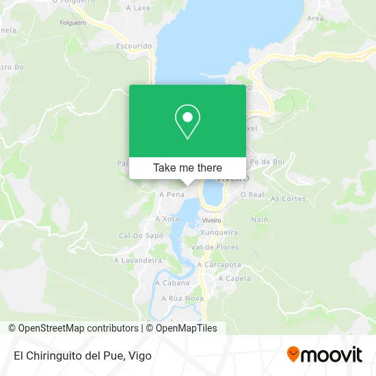 El Chiringuito del Pue map