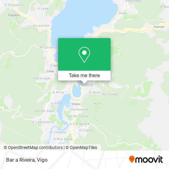 Bar a Riveira map