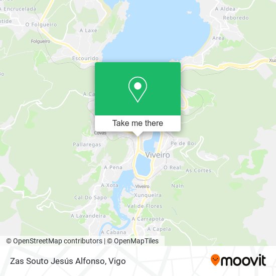 Zas Souto Jesús Alfonso map