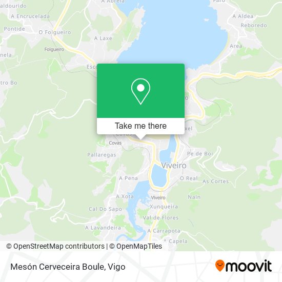 Mesón Cerveceira Boule map