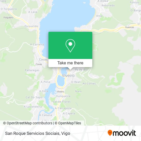 San Roque Servicios Sociais map
