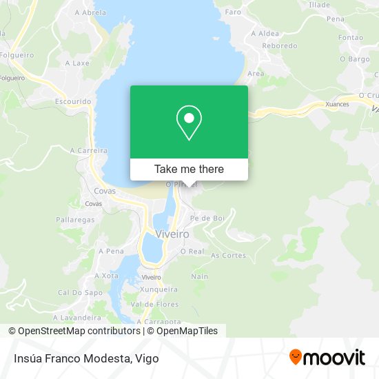 Insúa Franco Modesta map