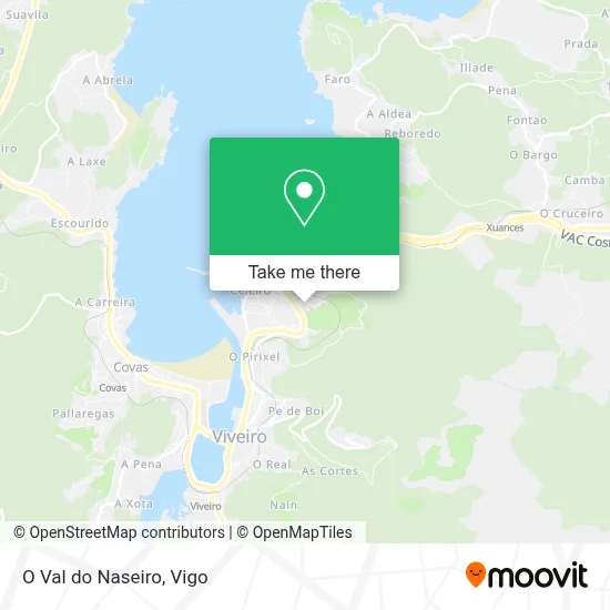 O Val do Naseiro map