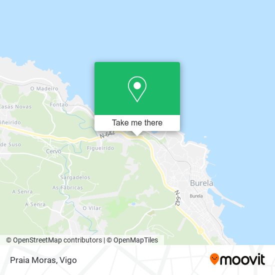 Praia Moras map