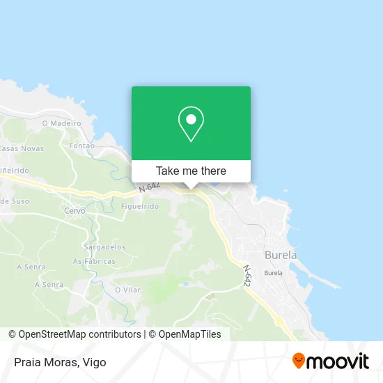 Praia Moras map