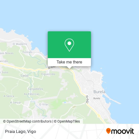 Praia Lago map