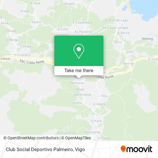 Club Social Deportivo Palmeiro map