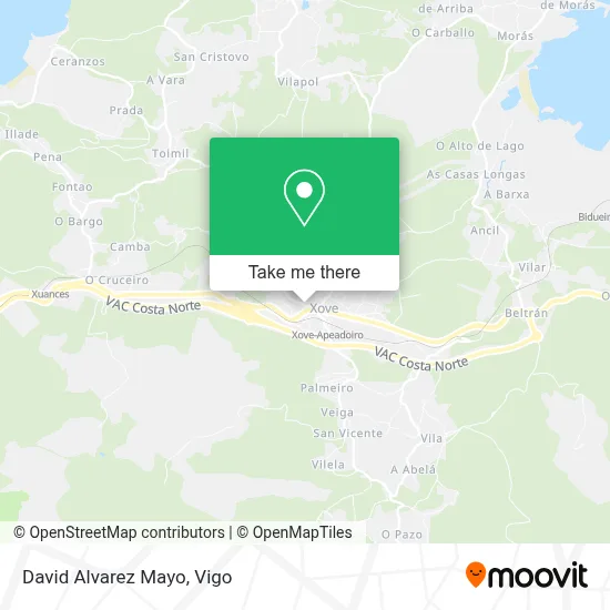 David Alvarez Mayo map