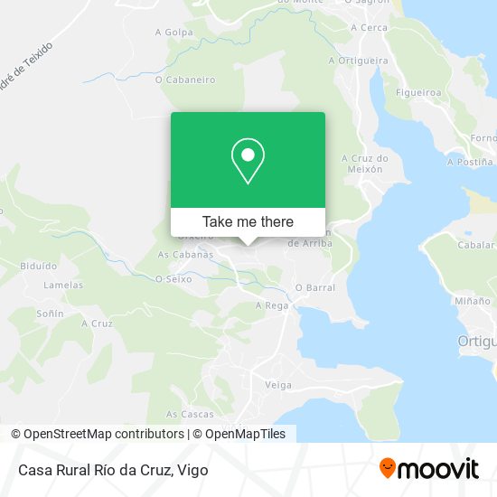 Casa Rural Río da Cruz map