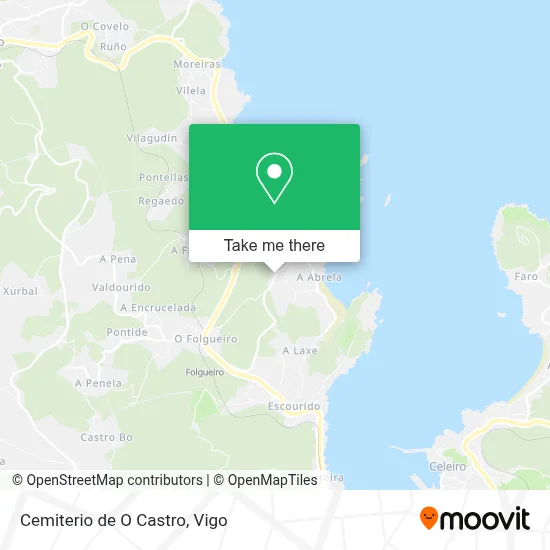 Cemiterio de O Castro map