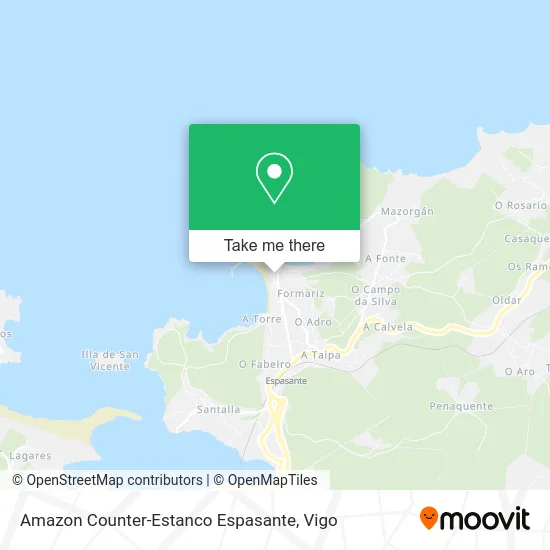 Amazon Counter-Estanco Espasante map