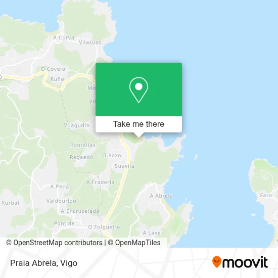 Praia Abrela map