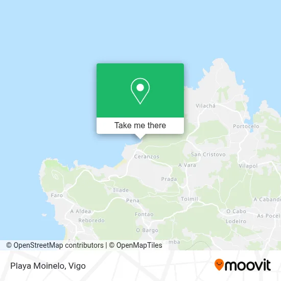 Playa Moinelo map