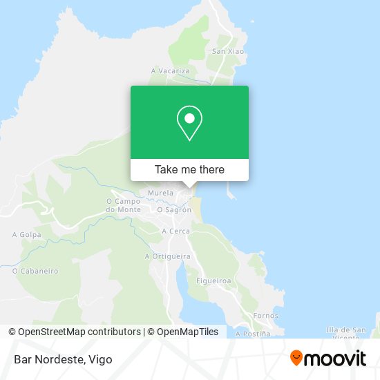 Bar Nordeste map