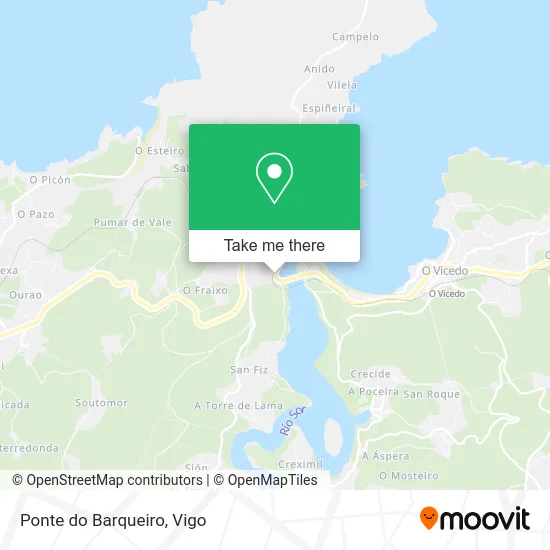 Ponte do Barqueiro map