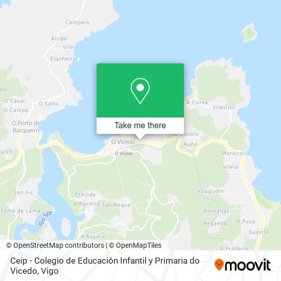 Ceip - Colegio de Educación Infantil y Primaria do Vicedo map