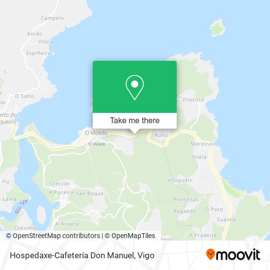 Hospedaxe-Cafetería Don Manuel map