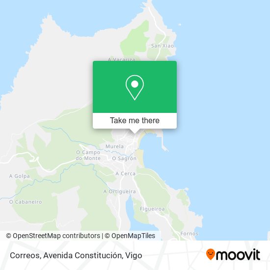 Correos, Avenida Constitución map