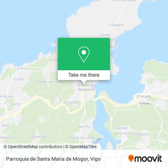 Parroquia de Santa Maria de Mogor map