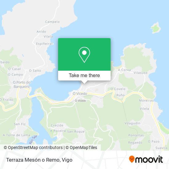 Terraza Mesón o Remo map