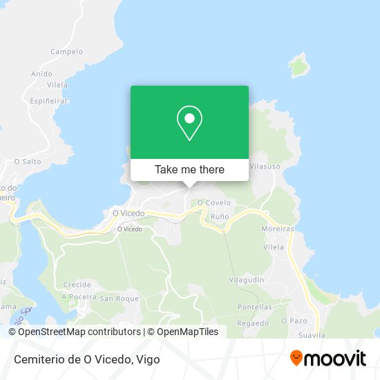 Cemiterio de O Vicedo map