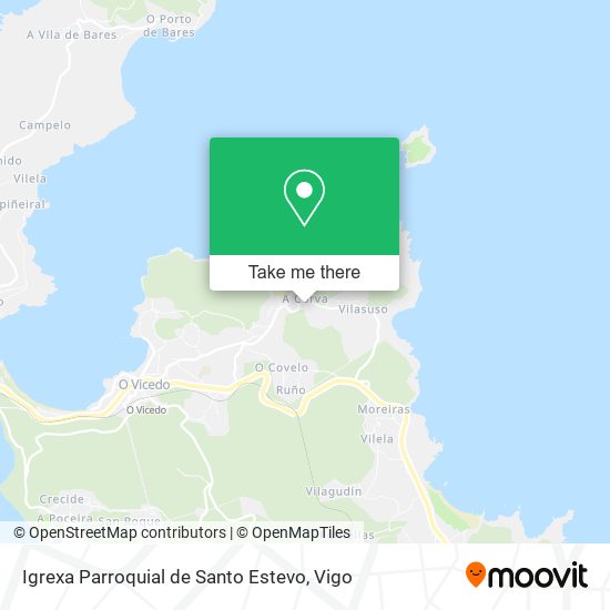 Igrexa Parroquial de Santo Estevo map