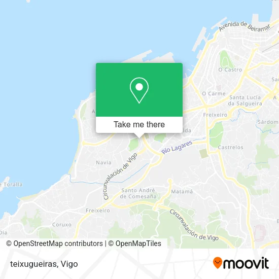 teixugueiras map