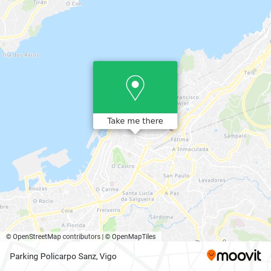 Parking Policarpo Sanz map