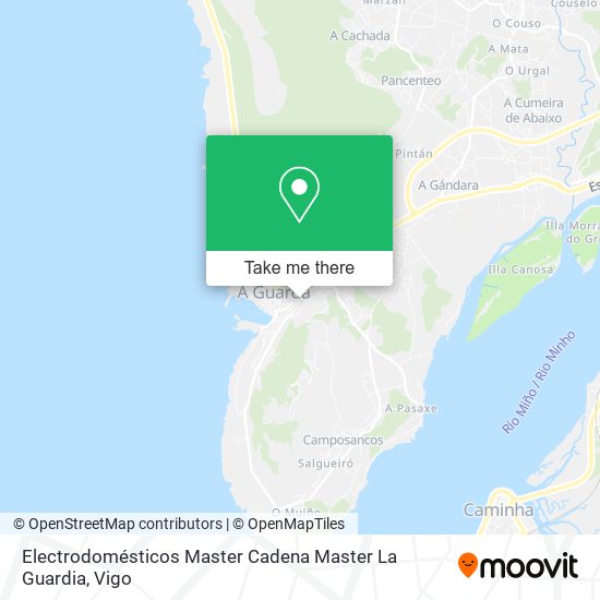 Electrodomésticos Master Cadena Master La Guardia map