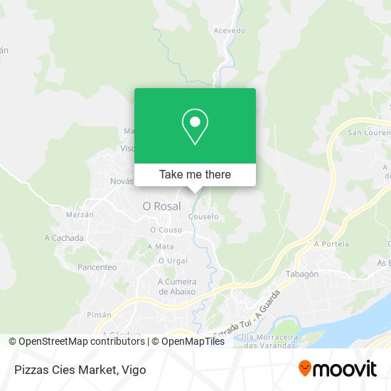 Pizzas Cies Market map