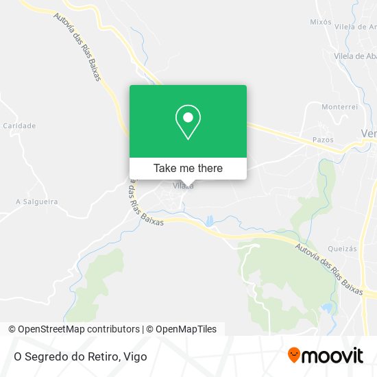 O Segredo do Retiro map