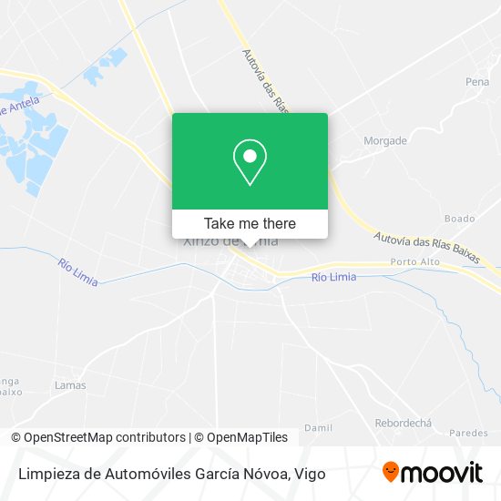 Limpieza de Automóviles García Nóvoa map