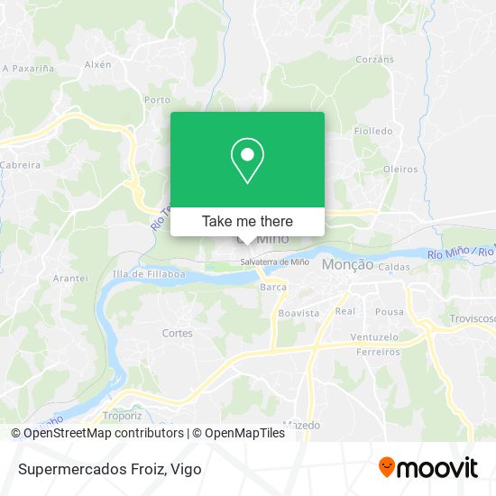 Supermercados Froiz map