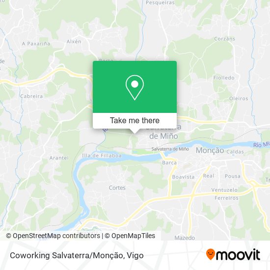 Coworking Salvaterra/Monção map