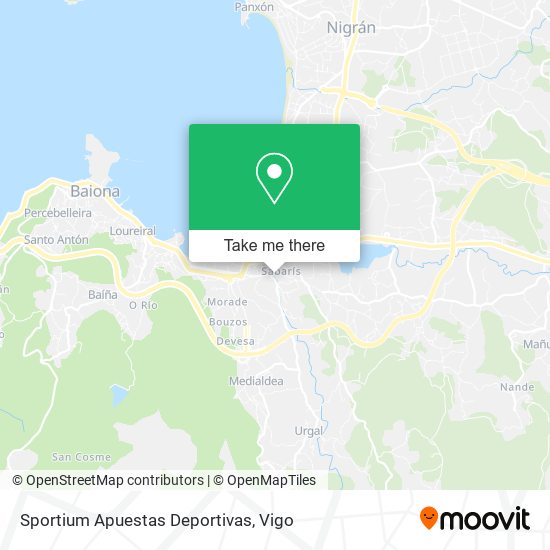 mapa Sportium Apuestas Deportivas