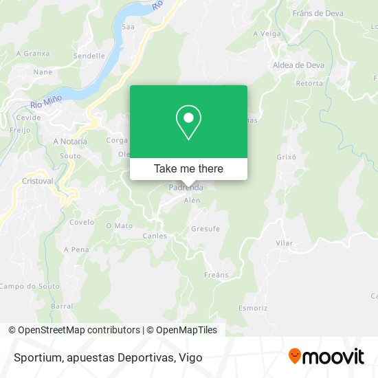 Sportium, apuestas Deportivas map