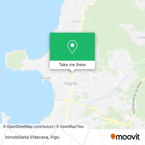 Inmobiliaria Vidacasa map