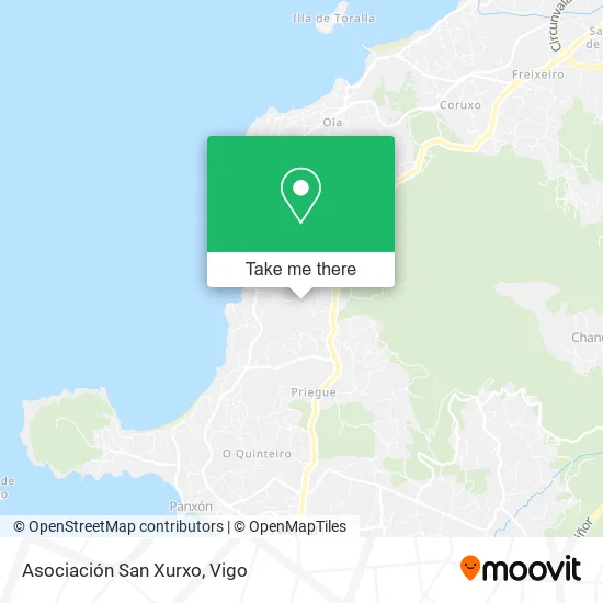 Asociación San Xurxo map