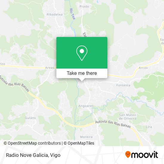 Radio Nove Galicia map