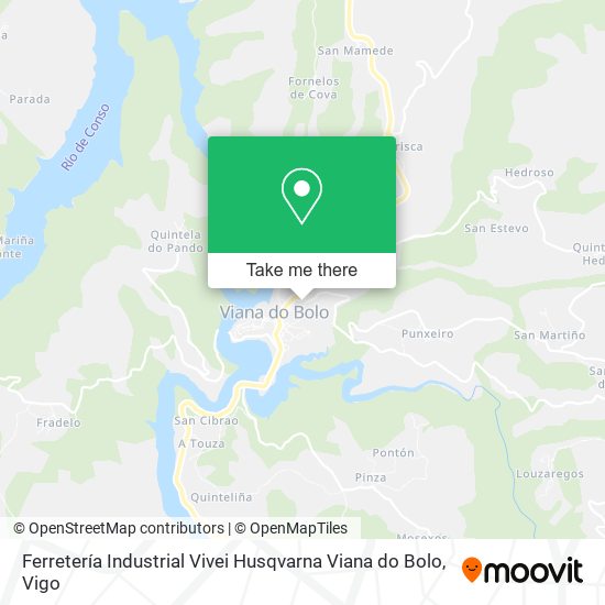 Ferretería Industrial Vivei Husqvarna Viana do Bolo map