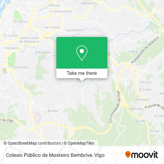 Colexio Público de Mosteiro Bembrive map