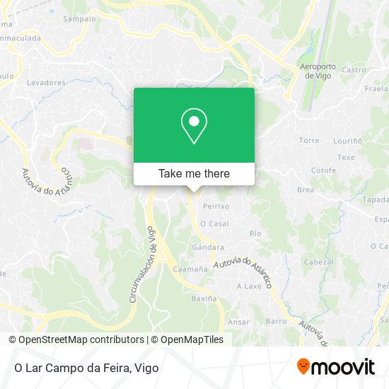 O Lar Campo da Feira map