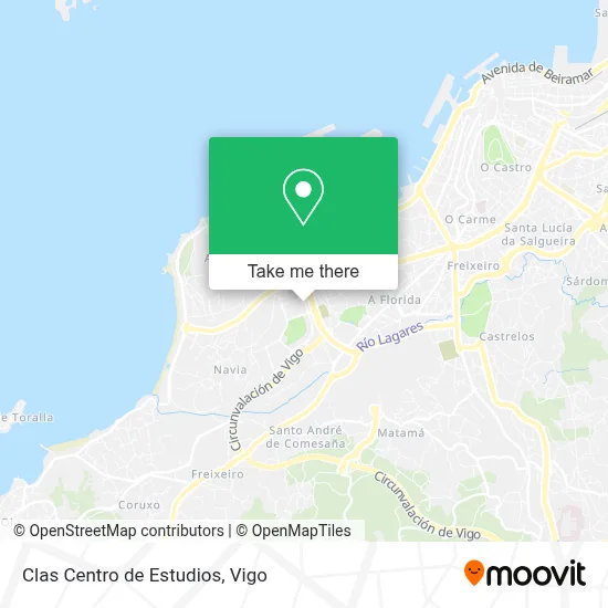 Clas Centro de Estudios map