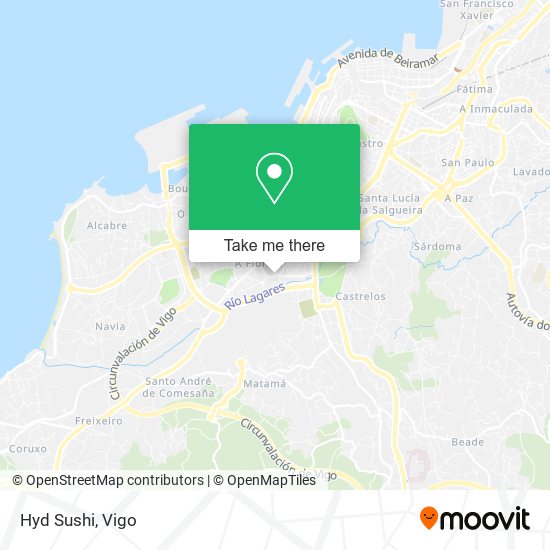 Hyd Sushi map