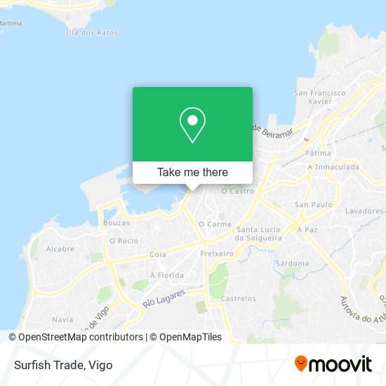 Surfish Trade map