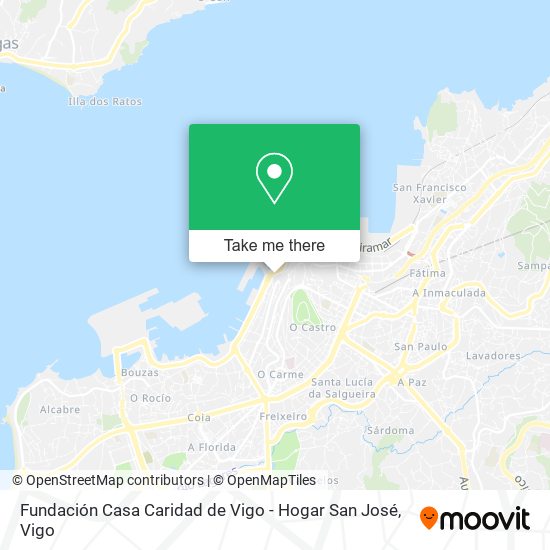 Fundación Casa Caridad de Vigo - Hogar San José map