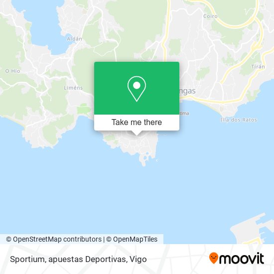 Sportium, apuestas Deportivas map