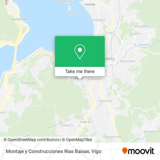 Montaje y Construcciones Rías Baixas map