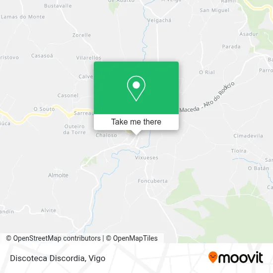 Discoteca Discordia map