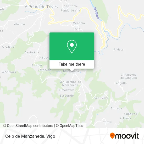 Ceip de Manzaneda map
